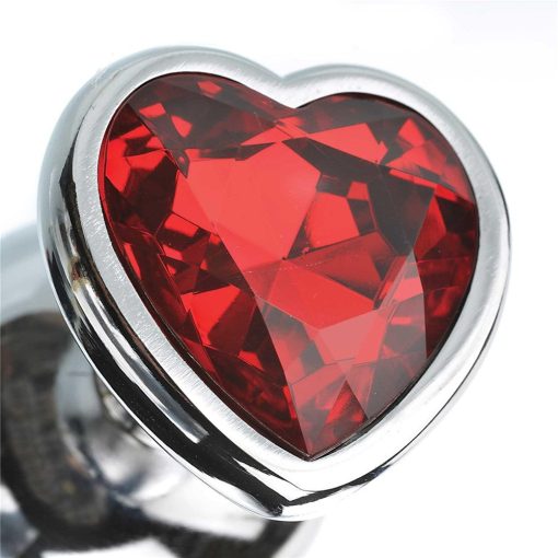Adam & Eve Three Hearts Gem Anal Plug Set – Metal Training Kit - Image 8