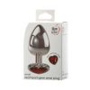 Adam & Eve Red Heart Anal Plug Small – Jeweled Metal Plug for Beginners