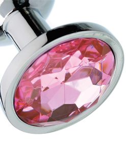 Adam & Eve Pink Gem Anal Plug Set – 3-Piece Metal Anal Training Kit