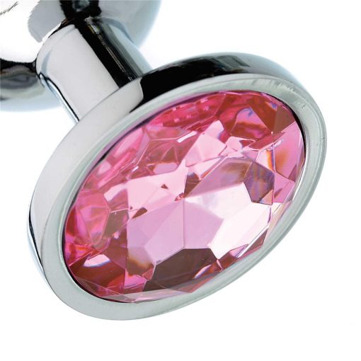 Adam & Eve Pink Gem Anal Plug Set – 3-Piece Metal Anal Training Kit - Image 5