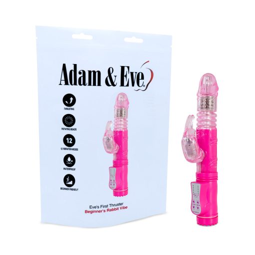 Adam & Eve Eve’s First Thruster – Thrusting Rabbit Vibrator with Rotation
