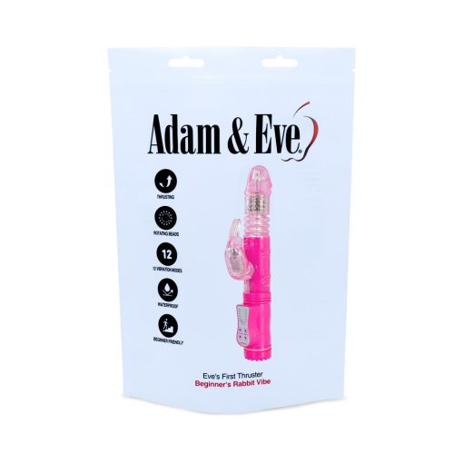 Adam & Eve Eve’s First Thruster – Thrusting Rabbit Vibrator with Rotation - Image 3