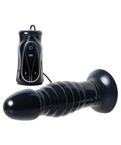 Adam & Eve Thrusting Anal Vibe – Suction Cup Vibrating Anal Toy