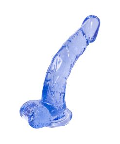 Adam & Eve Cool Curve Jelly Dildo – Curved Suction Cup & Strap-On Compatible