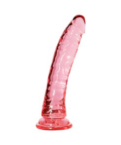 Adam & Eve Pink Jelly Dildo – Realistic Suction Cup & Strap-On Ready Toy
