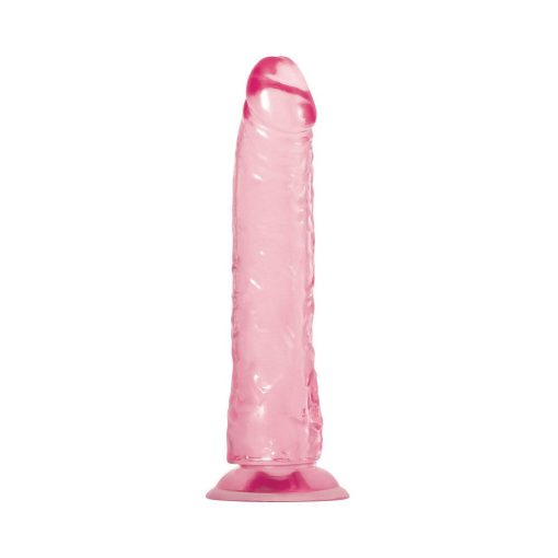 Adam & Eve Pink Jelly Dildo – Realistic Suction Cup & Strap-On Ready Toy - Image 3