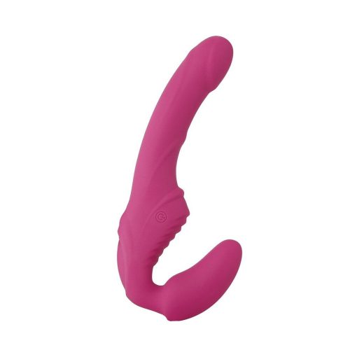 Adam & Eve Strapless Strap-On Vibrator – Rechargeable Dual-Ended Toy - Image 2