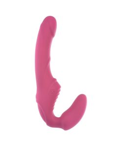 Adam & Eve Strapless Strap-On Vibrator – Rechargeable Dual-Ended Toy