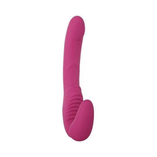 Adam & Eve Strapless Strap-On Vibrator – Rechargeable Dual-Ended Toy - Image 4
