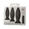 Adam & Eve Rechargeable Vibrating Anal Plug Trainer Kit – 3-Piece Set