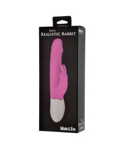 Adam & Eve Eve’s Realistic Rabbit – Dual Motor Rechargeable Rabbit Vibrator