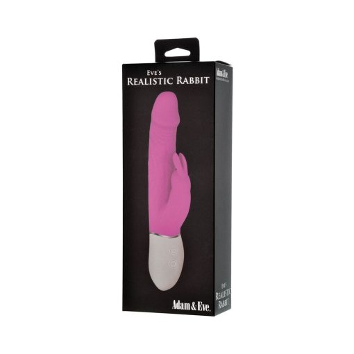 Adam & Eve Eve’s Realistic Rabbit – Dual Motor Rechargeable Rabbit Vibrator