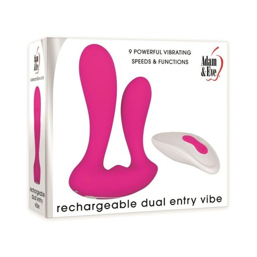 Adam & Eve Dual Entry Vibe – Remote-Controlled Double Penetration Vibrator