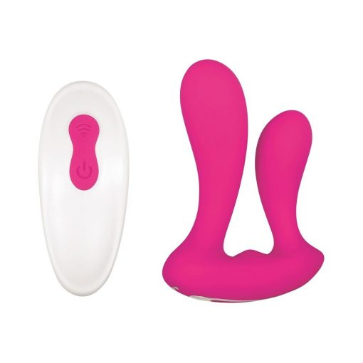 Adam & Eve Dual Entry Vibe – Remote-Controlled Double Penetration Vibrator - Image 2