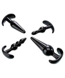 Adam & Eve 4-Piece Anal Plug Kit – Beginner-Friendly Butt Plug Set
