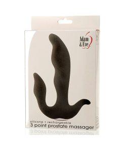 Adam & Eve 3 Point Prostate Massager – Rechargeable P-Spot Vibrator