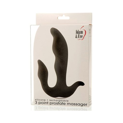 Adam & Eve 3 Point Prostate Massager – Rechargeable P-Spot Vibrator