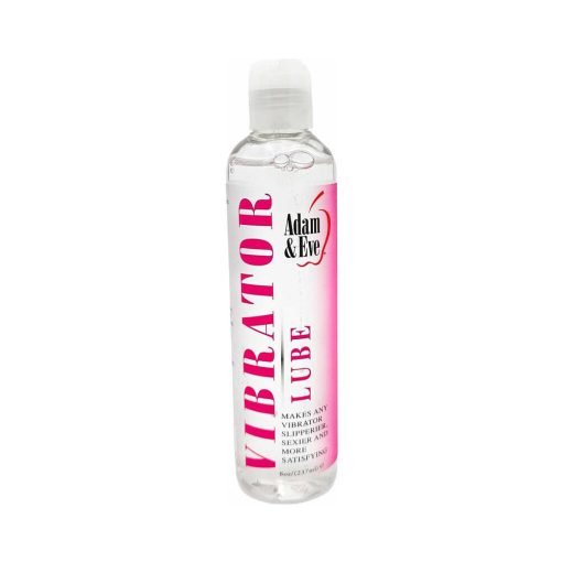 Adam & Eve Vibrator Lubricant 4 Oz. – Water-Based Lube Safe for All Toys