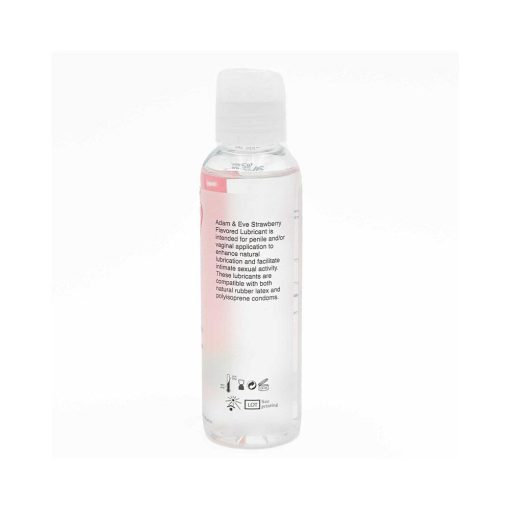 Adam & Eve Flavored Lubricant – Strawberry 4 Oz. Sugar-Free Oral Lube - Image 2