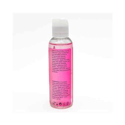 Adam & Eve Flavored Lubricant Cotton Candy – 4 Oz. Sugar-Free Water-Based Lube - Image 2