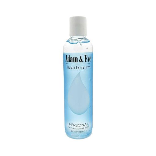 Adam & Eve Personal Water-Based Lubricant 8 Oz – Toy-Safe & Condom-Safe Lube