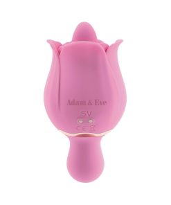 Adam & Eve Eve’s Ravishing Clit Flicking Rose – Dual-Ended Rose Vibrator