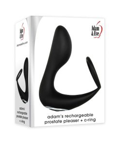 Adam & Eve Rechargeable Prostate Pleaser + C-Ring – Vibrating Toy for Men