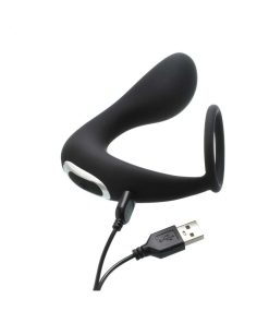 Adam & Eve Rechargeable Prostate Pleaser + C-Ring – Vibrating Toy for Men