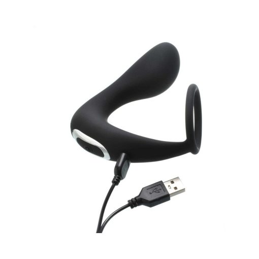 Adam & Eve Rechargeable Prostate Pleaser + C-Ring – Vibrating Toy for Men - Image 5