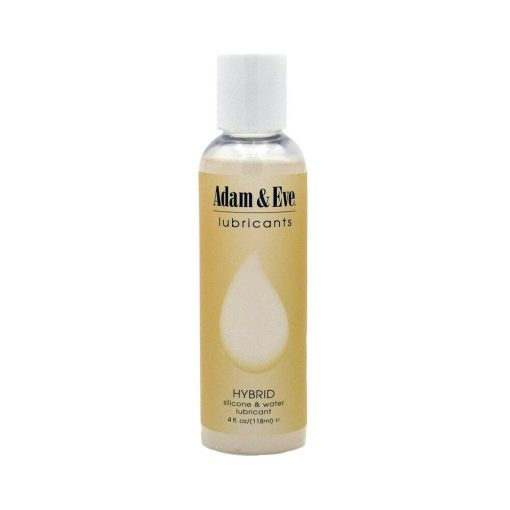 Adam & Eve Hybrid Lubricant 4 oz – Water & Silicone-Based Long-Lasting Lube