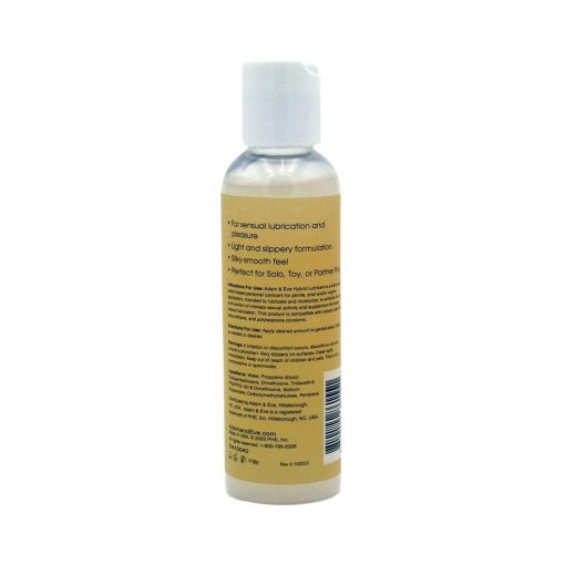 Adam & Eve Hybrid Lubricant 4 oz – Water & Silicone-Based Long-Lasting Lube - Image 2