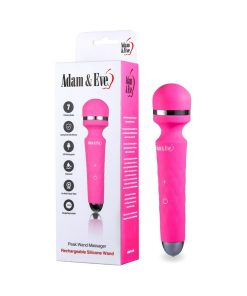 Adam & Eve Peak Wand Massager – Compact Rechargeable Flexible Vibrator