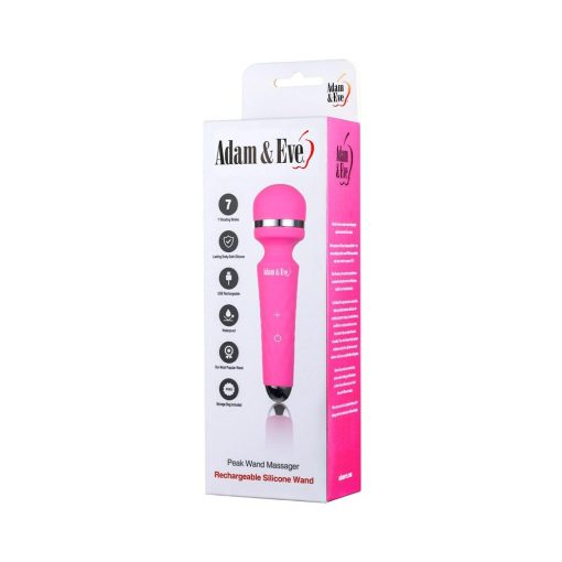 Adam & Eve Peak Wand Massager – Compact Rechargeable Flexible Vibrator - Image 4