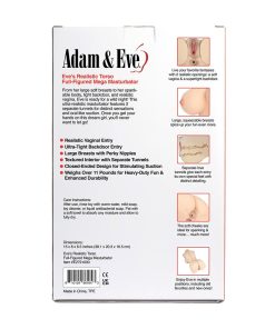 Adam & Eve Eve’s Realistic Torso – Dual Tunnel Lifelike Mega Masturbator
