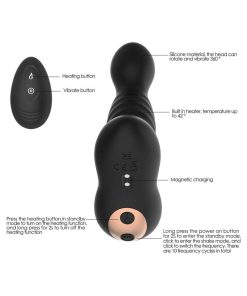 Adam & Eve Derek Warming & Rotating Prostate Vibe – Remote P-Spot Massager