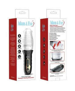 Adam & Eve Gawk Gawk – Rotating & Vibrating Rechargeable Masturbator