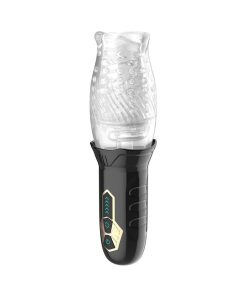 Adam & Eve Gawk Gawk – Rotating & Vibrating Rechargeable Masturbator