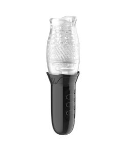 Adam & Eve Gawk Gawk – Rotating & Vibrating Rechargeable Masturbator