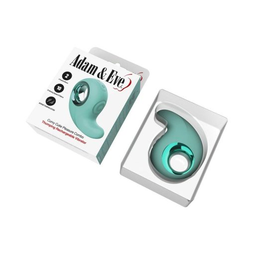 Adam & Eve Curvy Cutie Pleasure Combo – Dual Stimulation Rechargeable Vibe - Image 6
