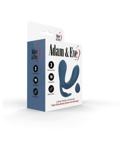 Adam & Eve Licking Vibrator – Triple Stimulating Remote-Control Vibe