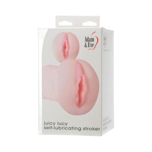 Adam & Eve Juicy Lucy – Self-Lubricating Stroker with Realistic Suction