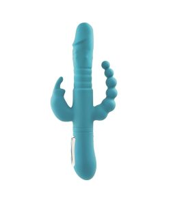 Adam & Eve Eve’s Thrusting Triple Joy Rabbit – Rechargeable 3-Way Vibrator