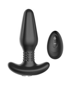 Adam & Eve Carl Jr. Vibrating & Rimming Plug – Remote-Controlled Silicone Toy