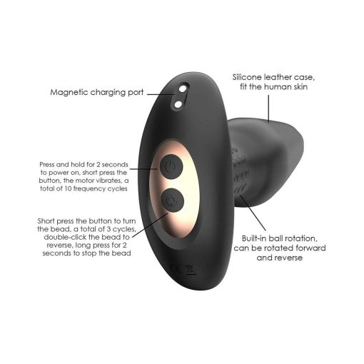Adam & Eve Carl Jr. Vibrating & Rimming Plug – Remote-Controlled Silicone Toy - Image 8