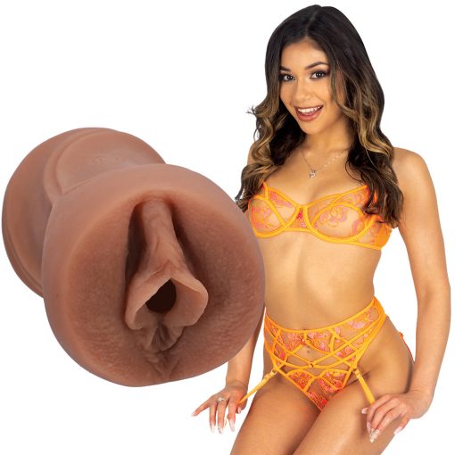 Signature Strokers Xxlayna Marie Ultraskyn Pocket Pussy Caramel - Image 2