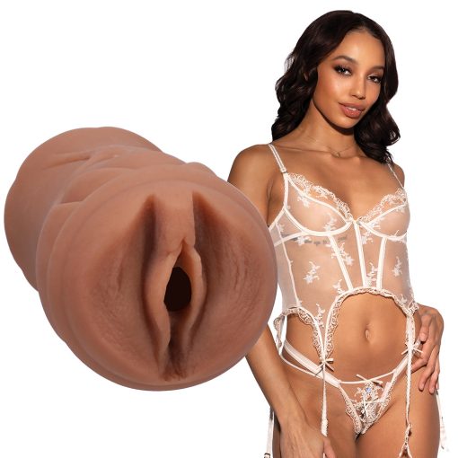 Signature Strokers Alexis Tae Ultraskyn Pocket Pussy Caramel - Image 2