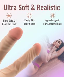 Dr. Skin Plus 14 In. Posable Double Dong Beige