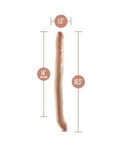 Dr. Skin Plus 16.5 In. Posable Double Dong Beige