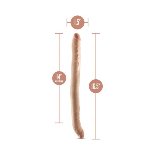 Dr. Skin Plus 16.5 In. Posable Double Dong Beige - Image 7
