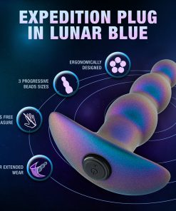Anal Adventures Matrix Expedition Plug Lunar Blue